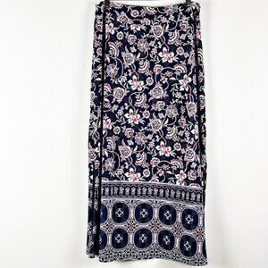 2/$20 Talbots Petites Floral Maxi Skirt Small
